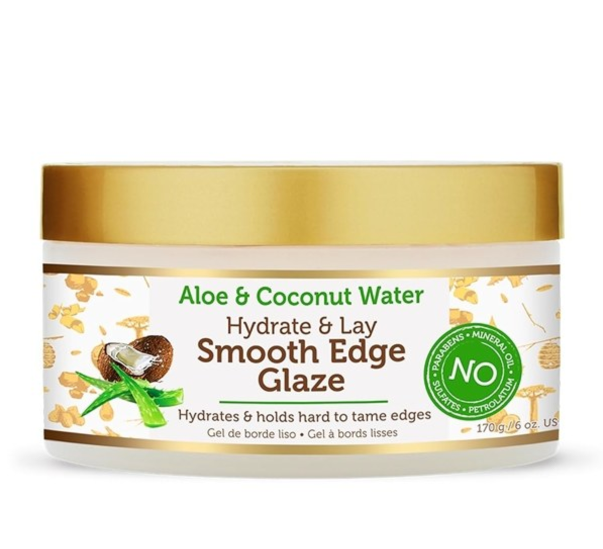 African Pride-Moisture Miracle Hydrate Lay Smooth Edge Glaze 6oz