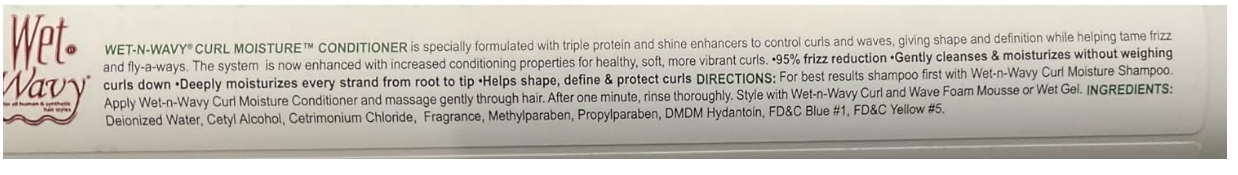 Wet-N-Wavy Curl Moisture Conditioner, 10.1 Oz