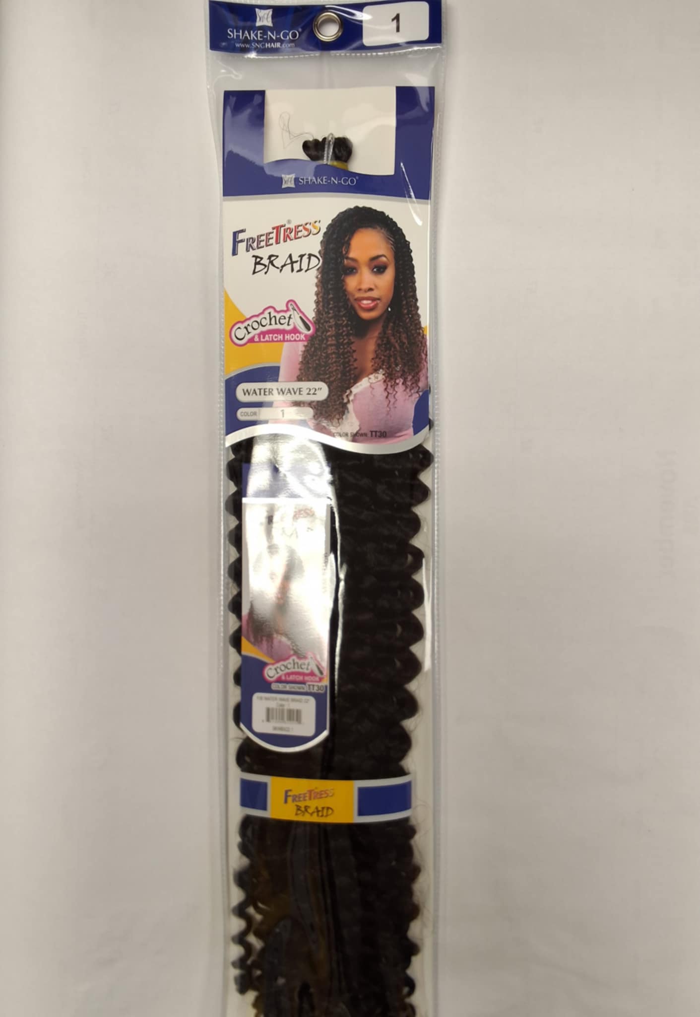 Freetress Braid Crochet Synthetic Crochet - Water Wave 22"