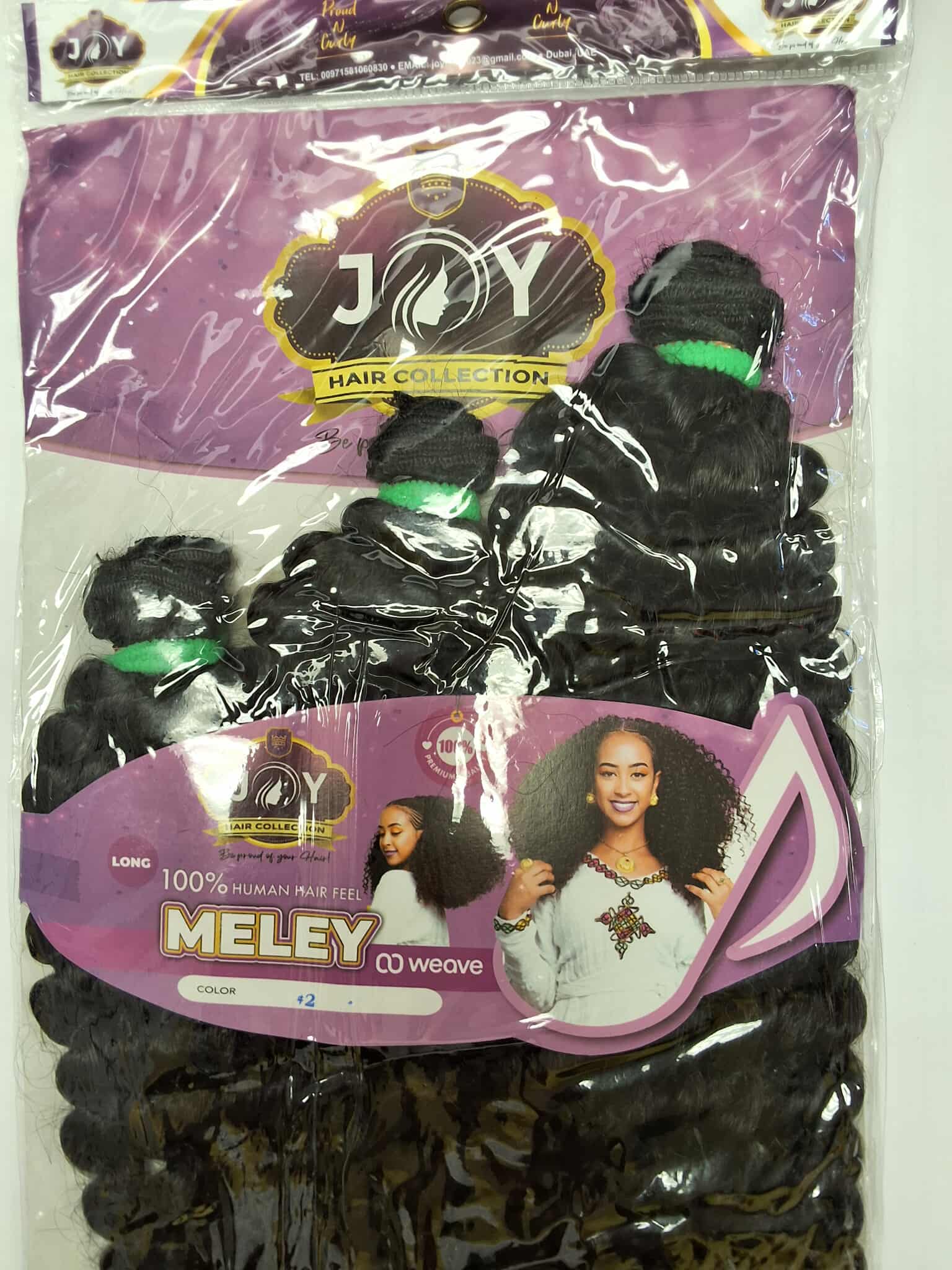 Joy 100% Human hair  feel Meley Co weave #2
