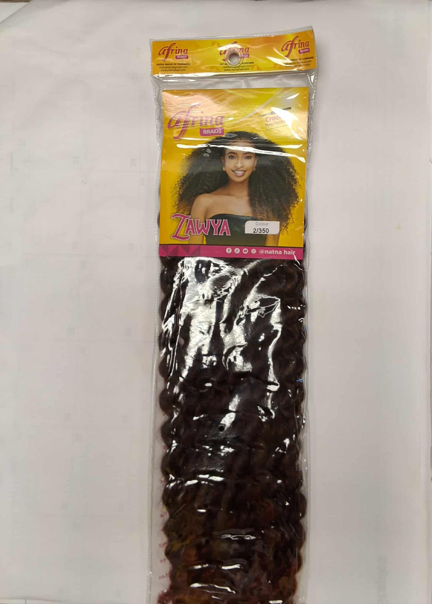 "Afrina braid Zawya Hair"