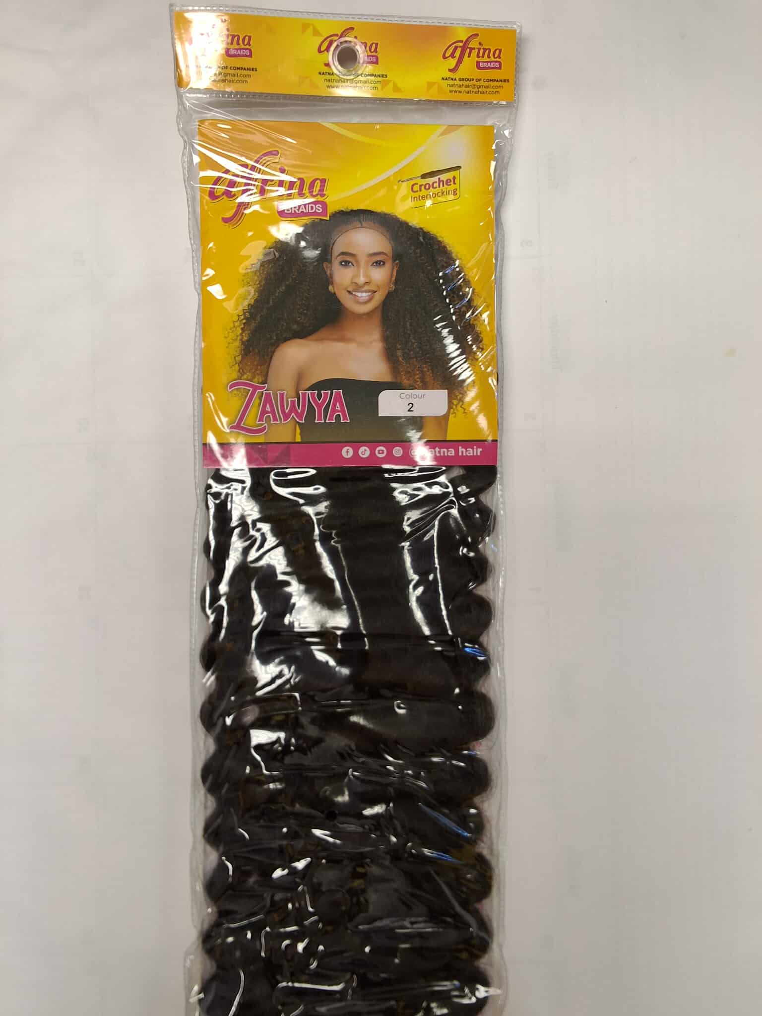 "Afrina braid Zawya Hair"