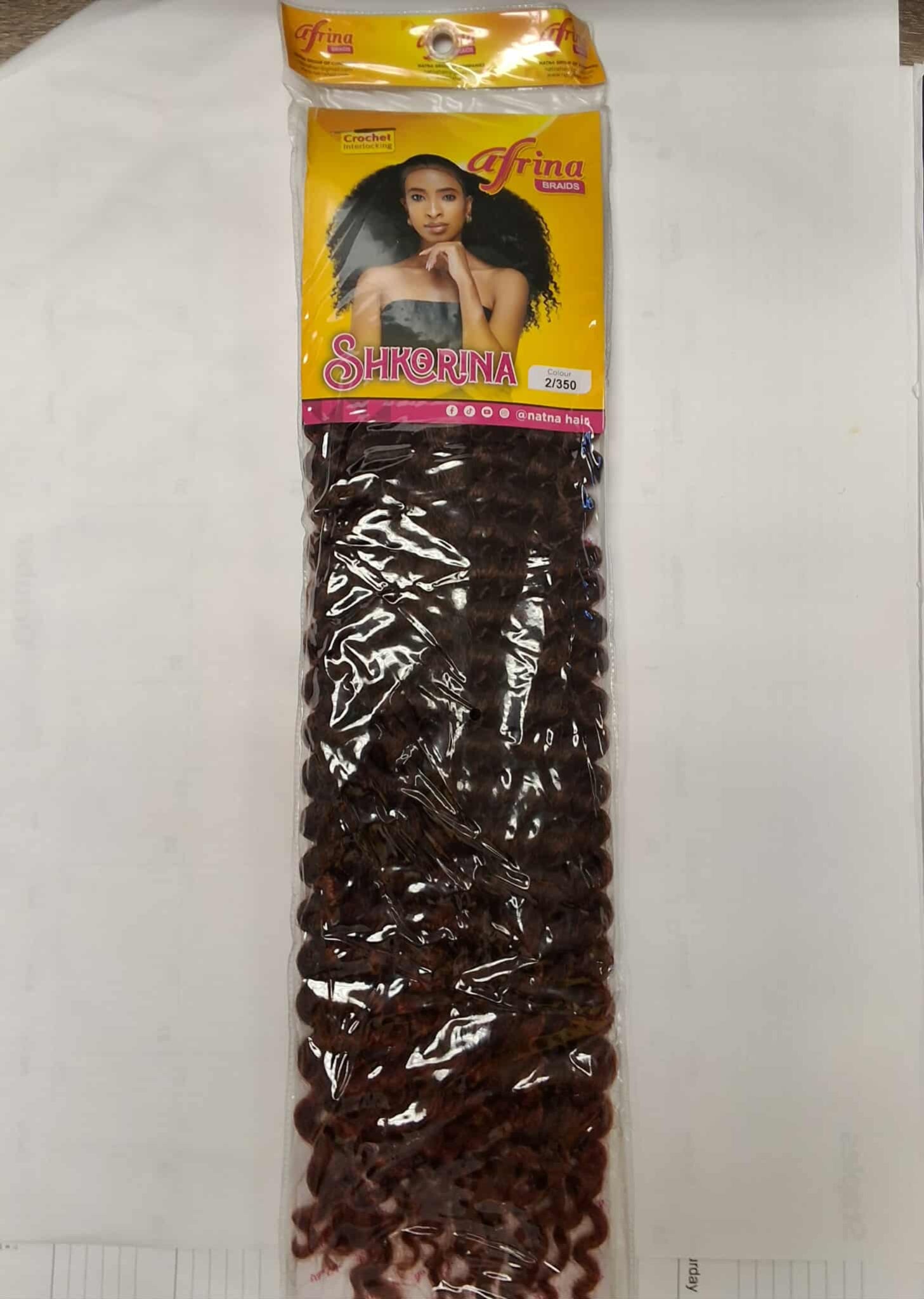 Afrina braids shkorina hair