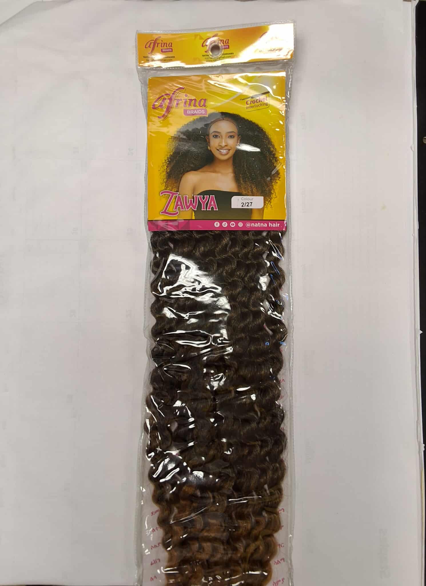 "Afrina braid Zawya Hair"