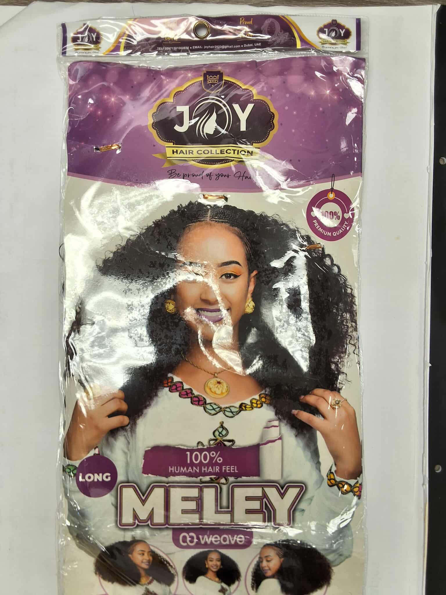 Joy 100% Human hair  feel Meley Co weave #2