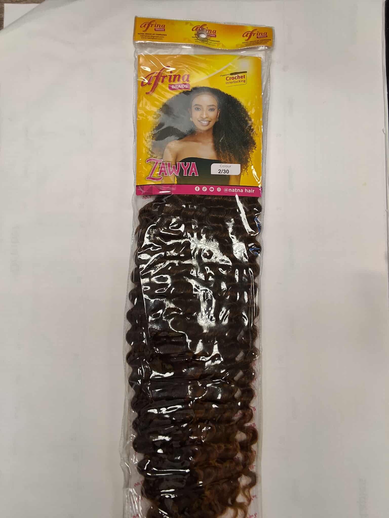 "Afrina braid Zawya Hair"