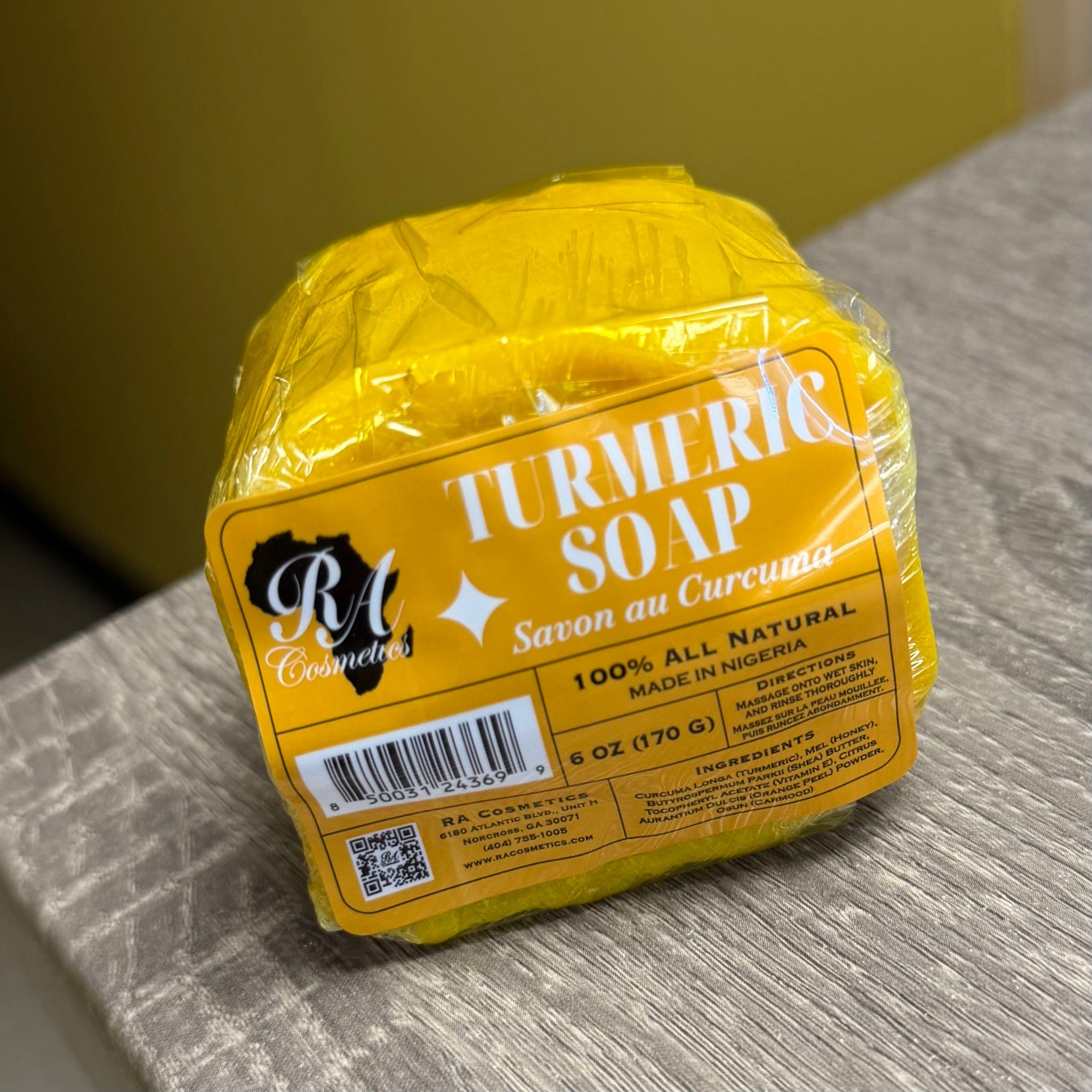 Turmeric Soap Savon au Curcuma