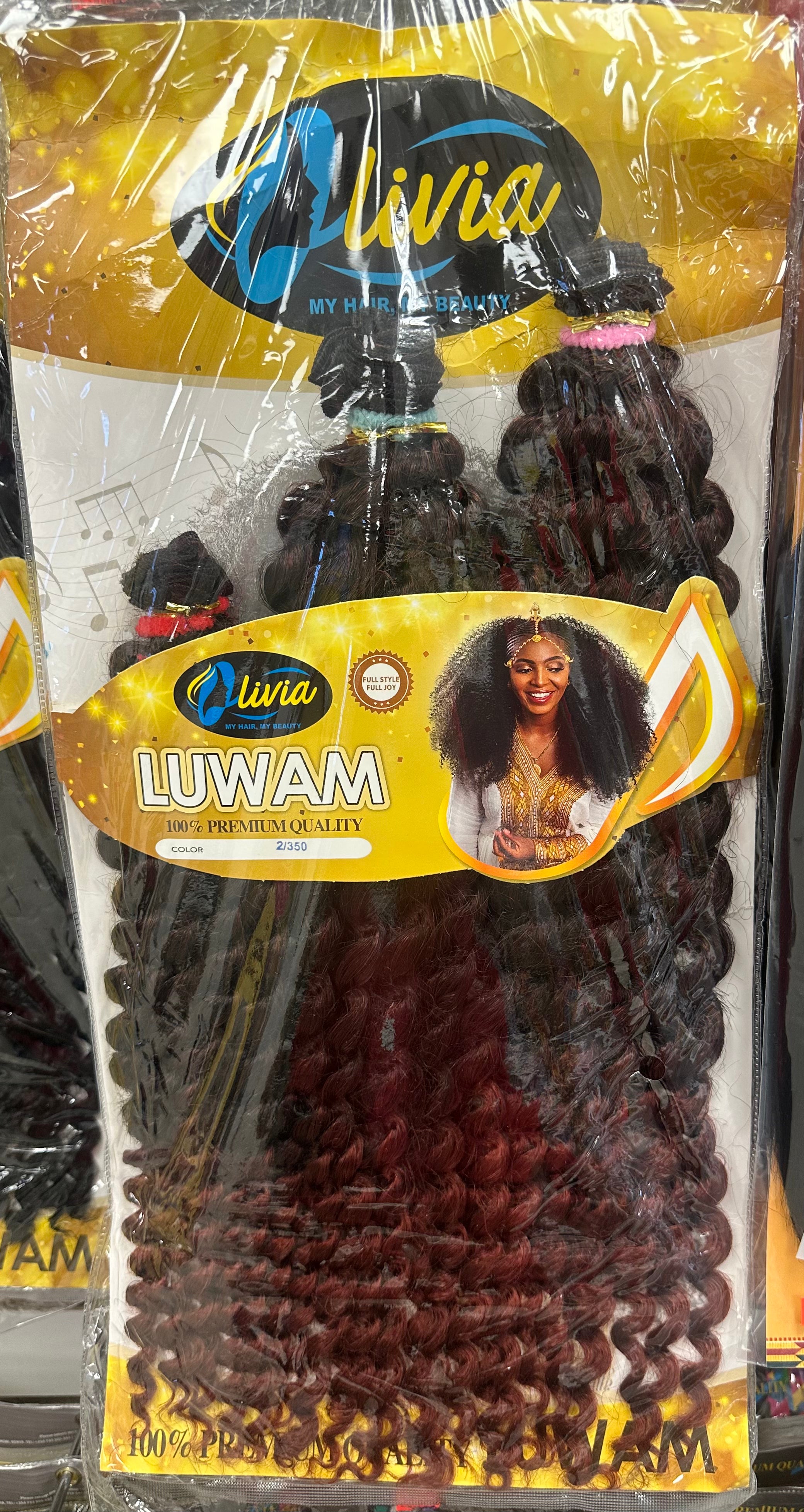 Olivia Luwam 100% Premium Quality Synthetic Braid Extension