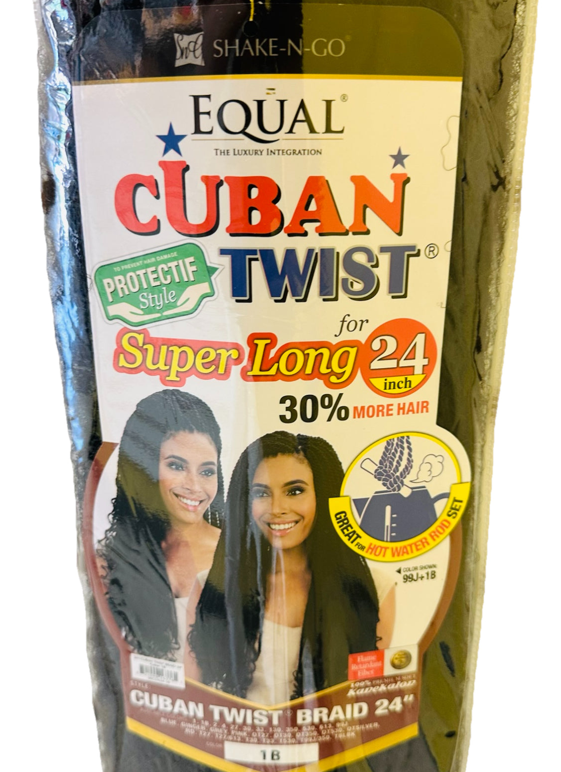 Cuban Twist Braid 24" #1, #1B