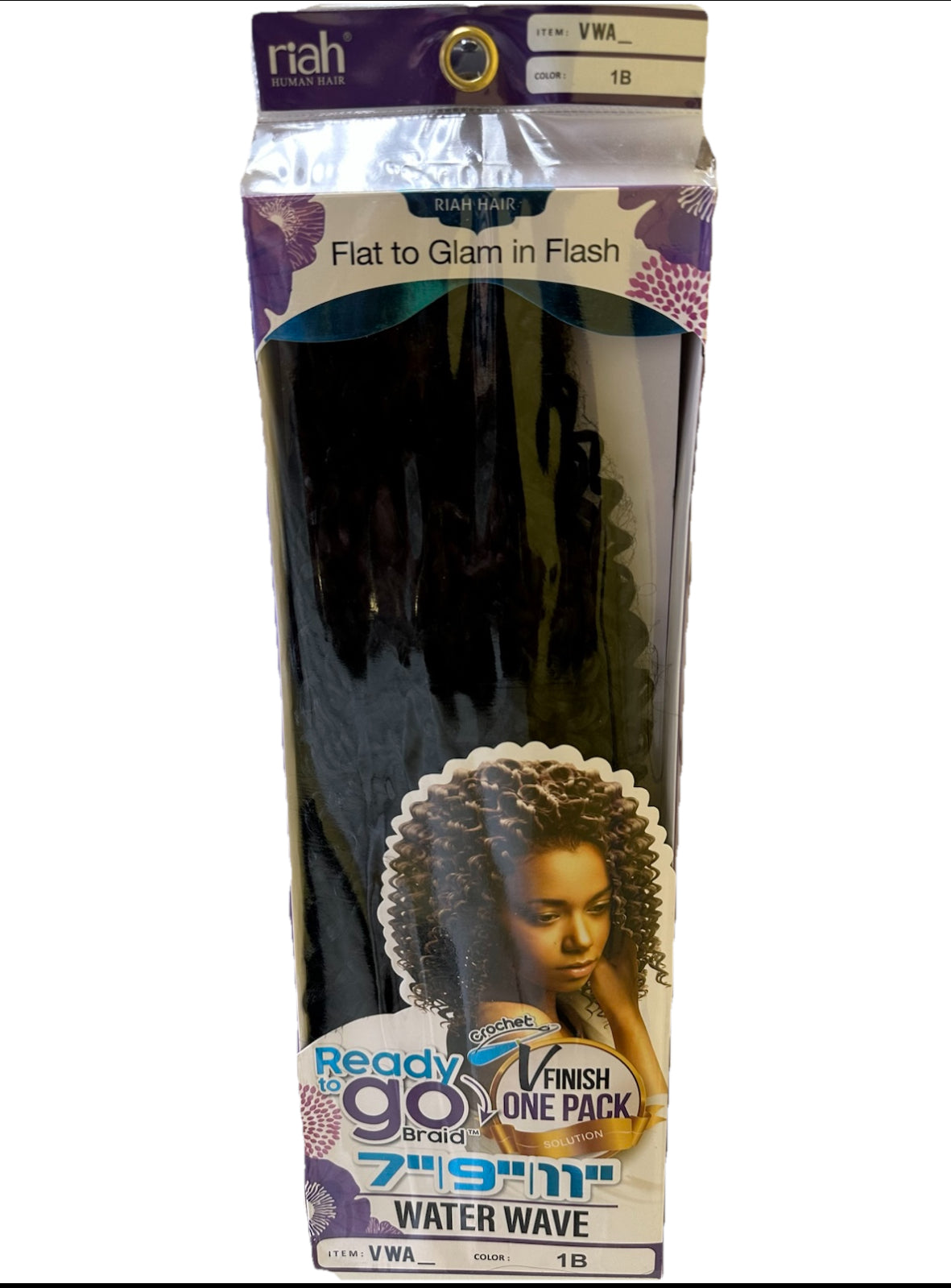 Riah Hair Ready to go braid 7"9"11 Color#1B