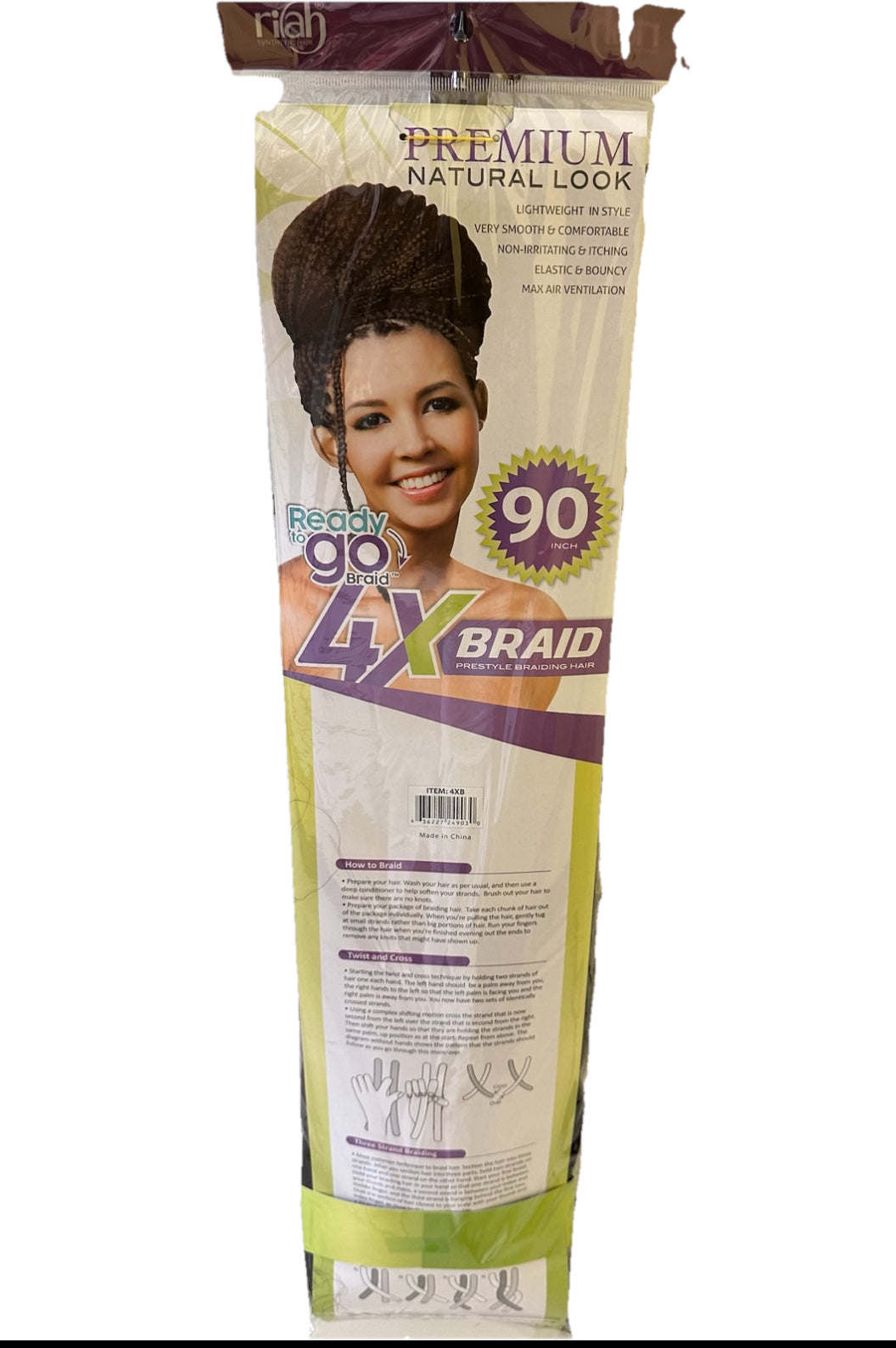Ready to Go Braid 4X Braid Prestyle Braiding hair Color#4