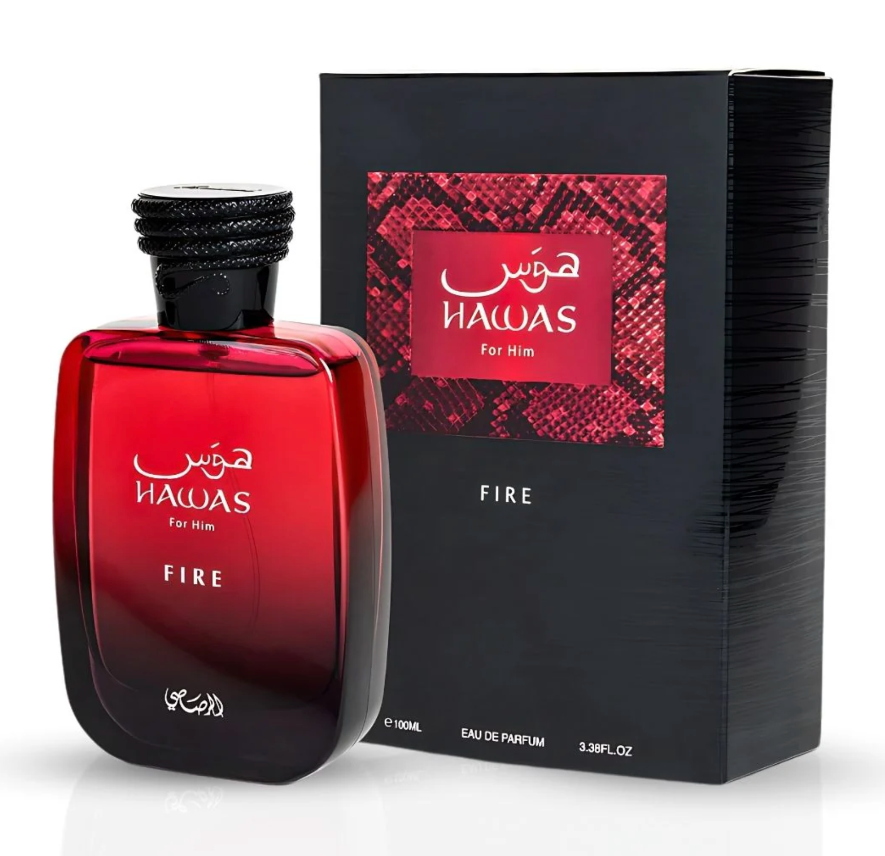 Hawas Fire For Him Eau De Parfum Spray 100ML (3.4 OZ) By Rasasi