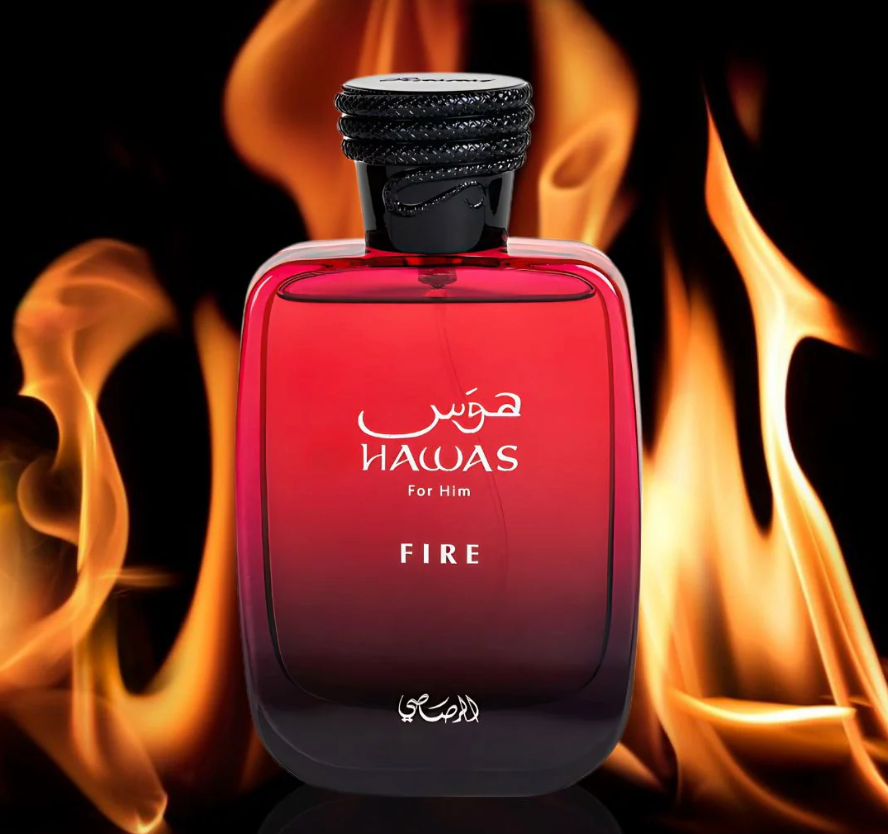Hawas Fire For Him Eau De Parfum Spray 100ML (3.4 OZ) By Rasasi