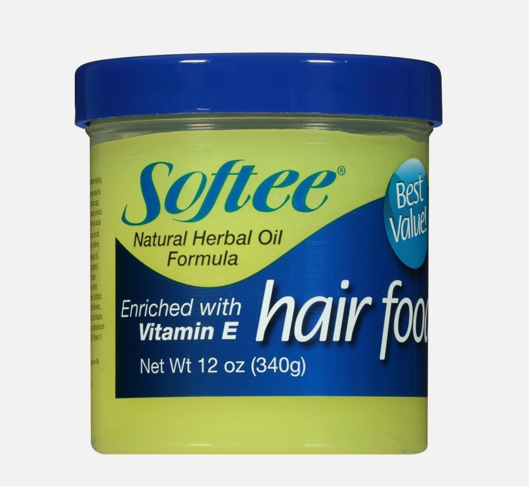 Softee Hair Food with Vitamin E 12oz
