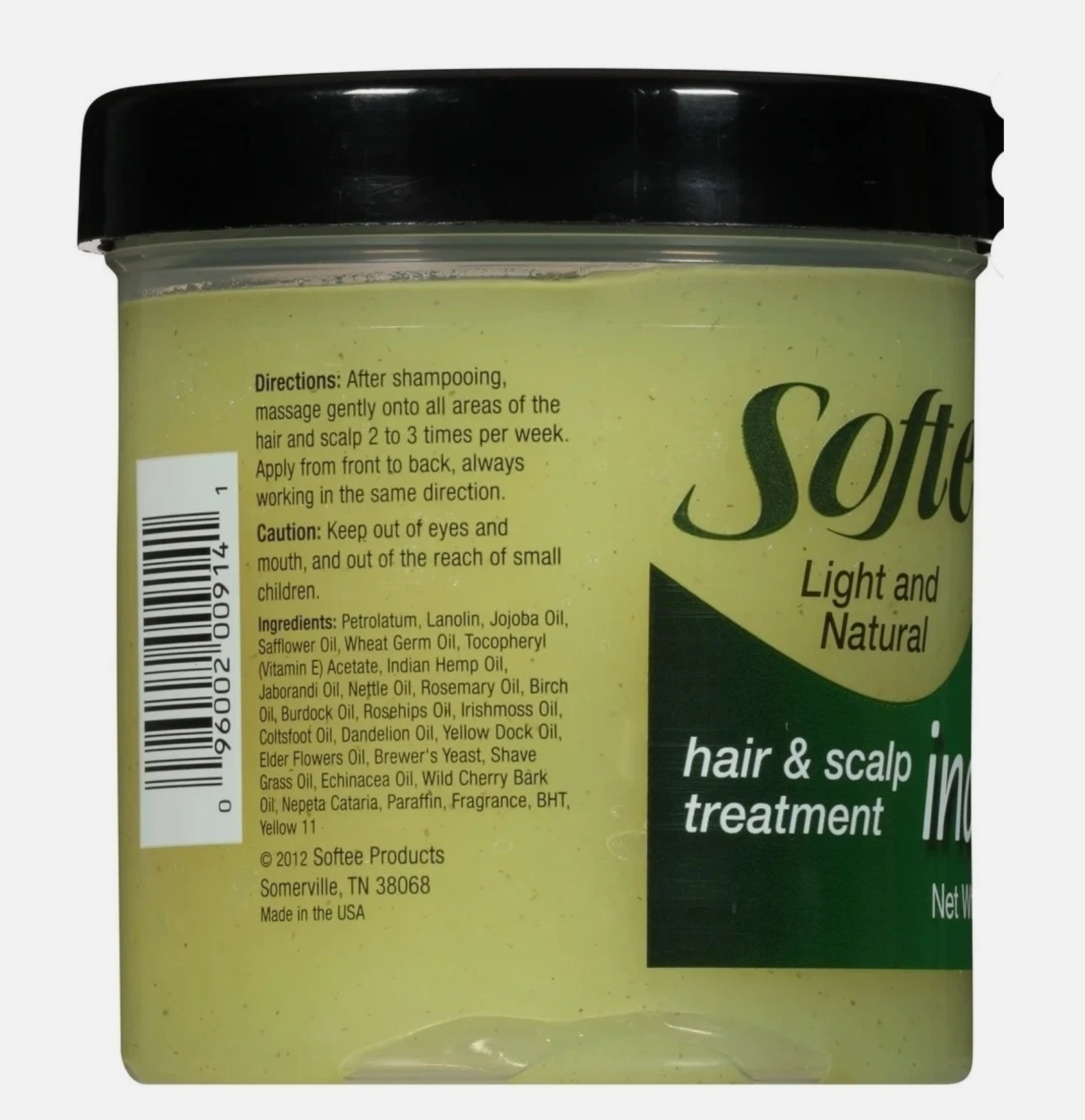 Softee Hair & Scalp Treatment, Indian Hemp12oz
