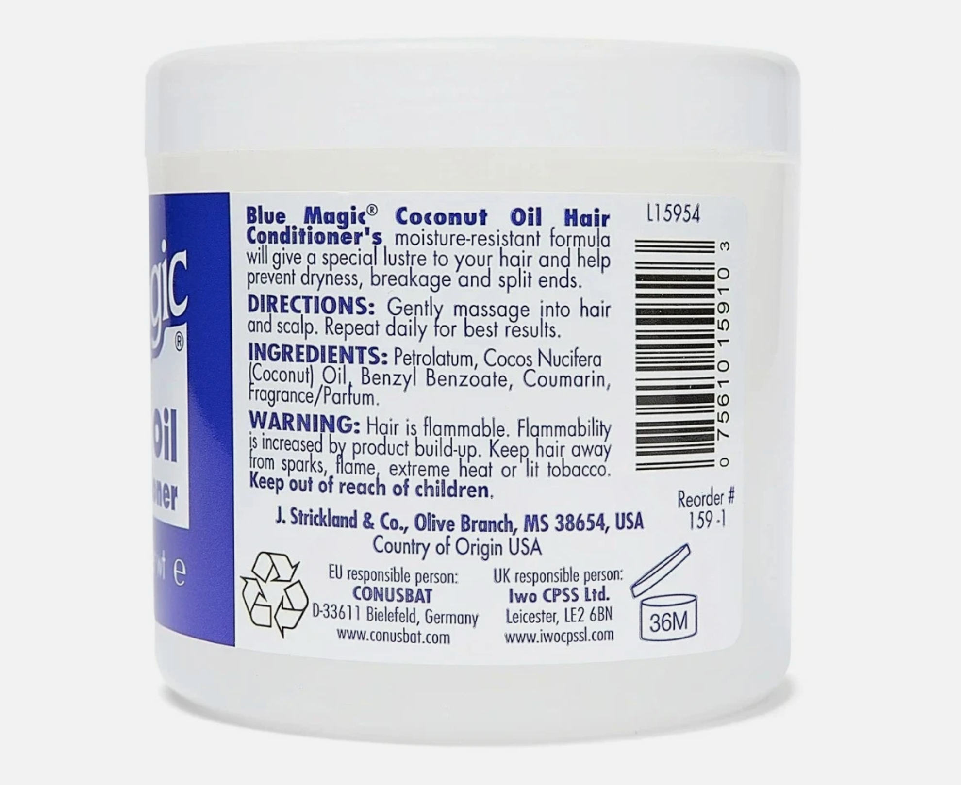 Blue Magic Coconut Oil Hair Conditioner