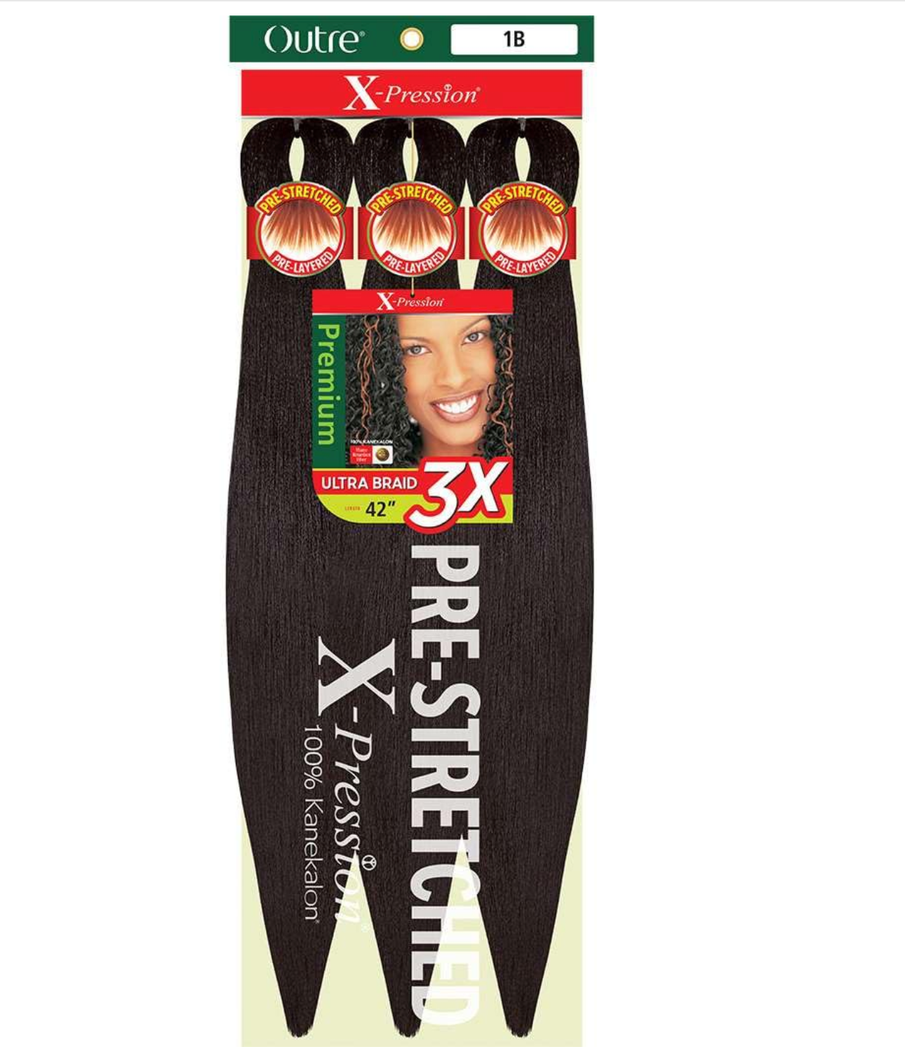 Outre X-PRESSION Ultra Braid Pre-streteched Braid 42"