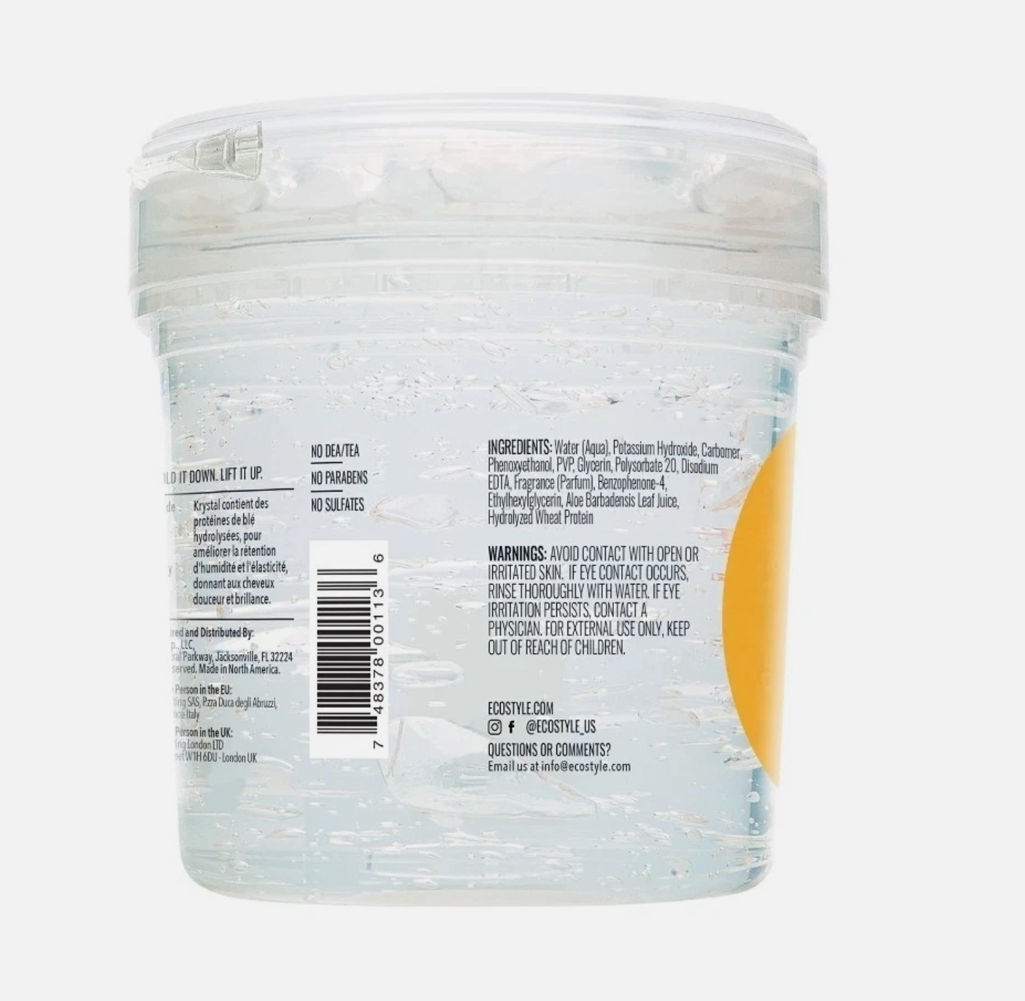 Estyle Styler Maximum Hold Styling Gel Krystal, 8 oz