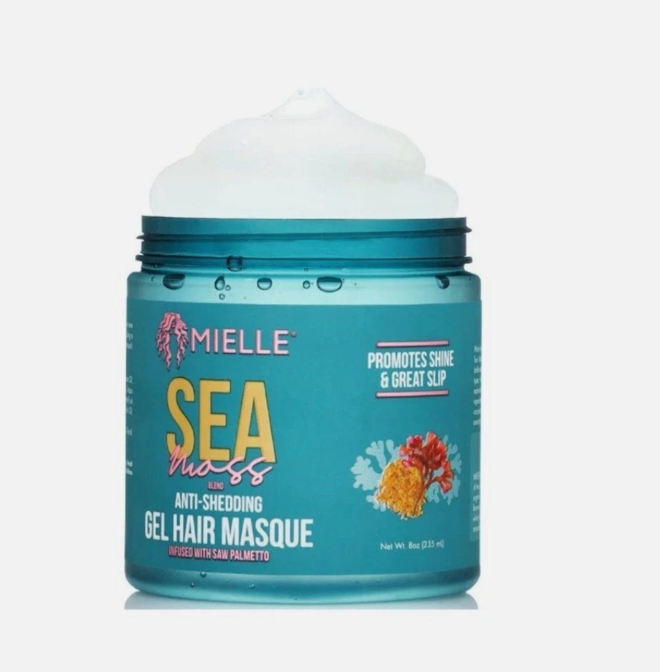 Mielle Organics Sea Moss Gel Hair Masque 8 oz, Moisturizing, Unisex
