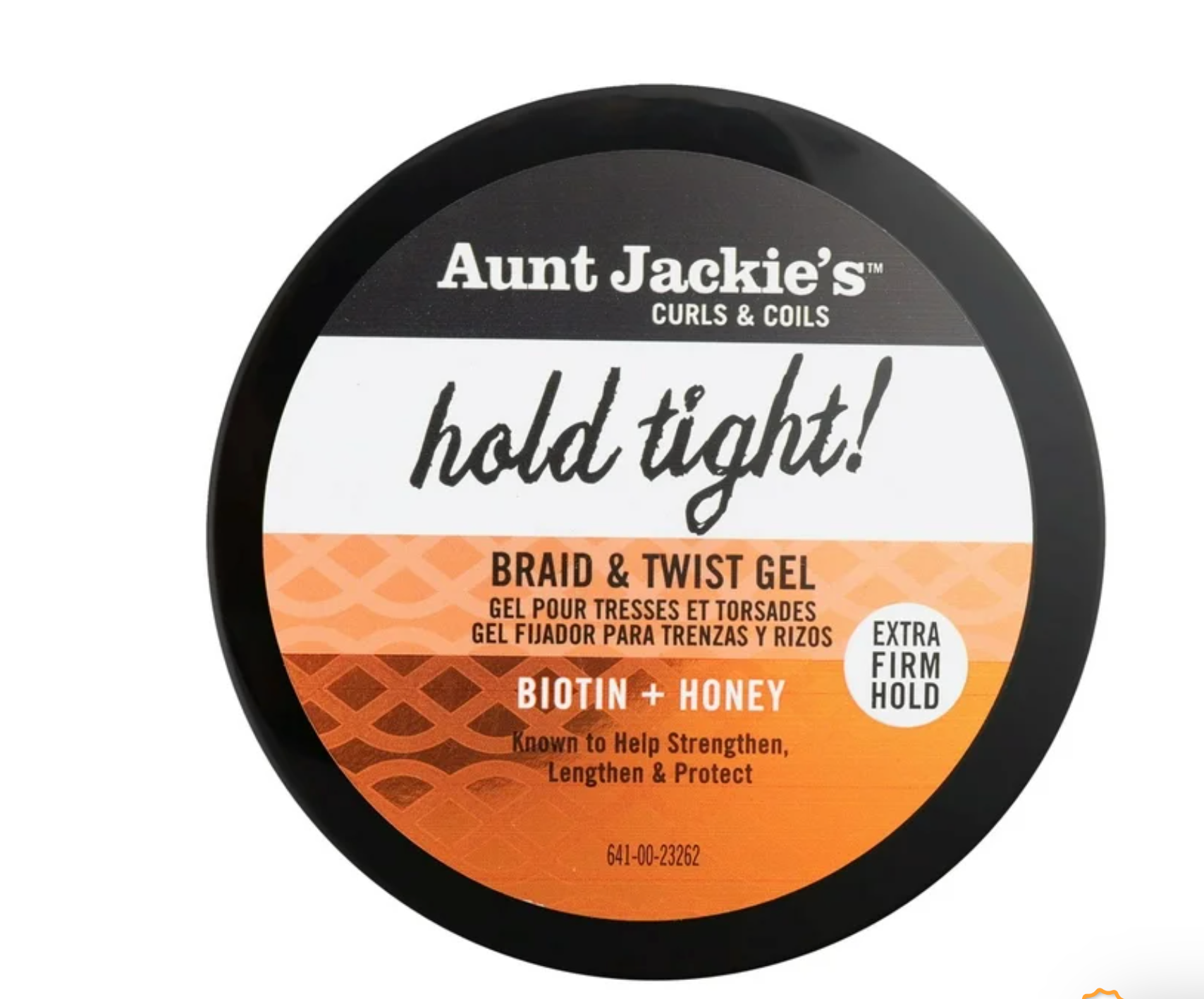 Aunt Jackie’s Braid + Twist Collection Hold Tight Braid & Twist Extra Firm Hold Gel, 7.5 oz