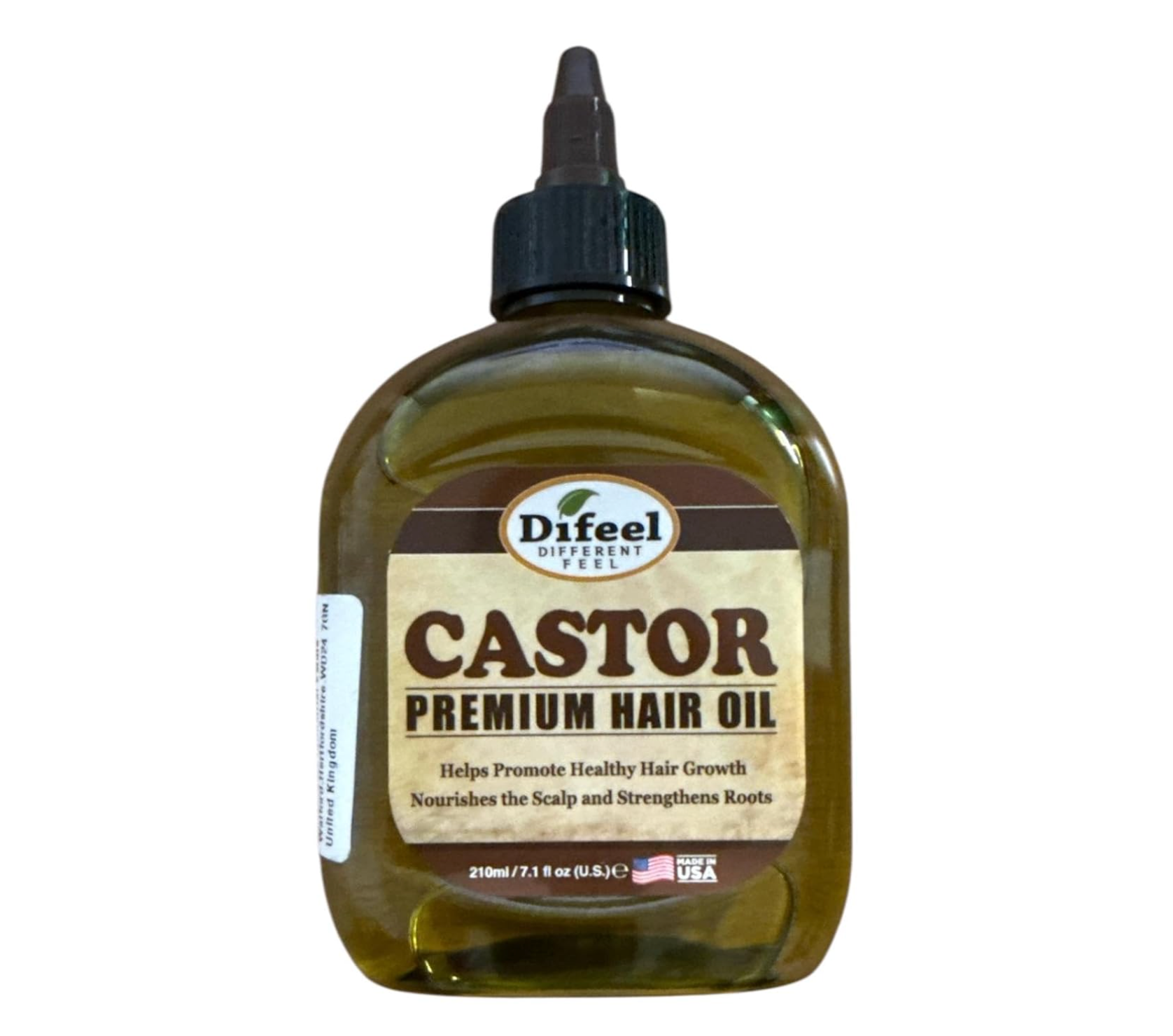 Difeel Premium Natural Castor Hair Oil 7.1 Ounce