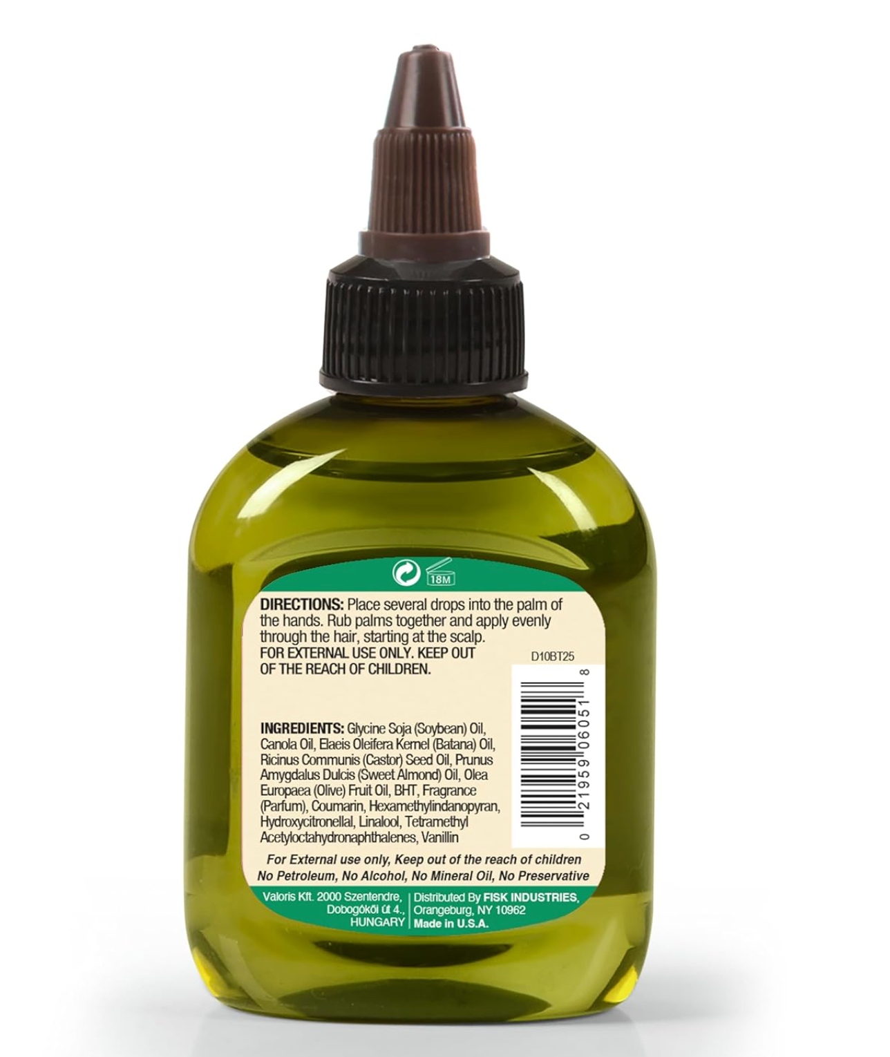 Difeel Batana Premium Hair Oil 2.5 oz.