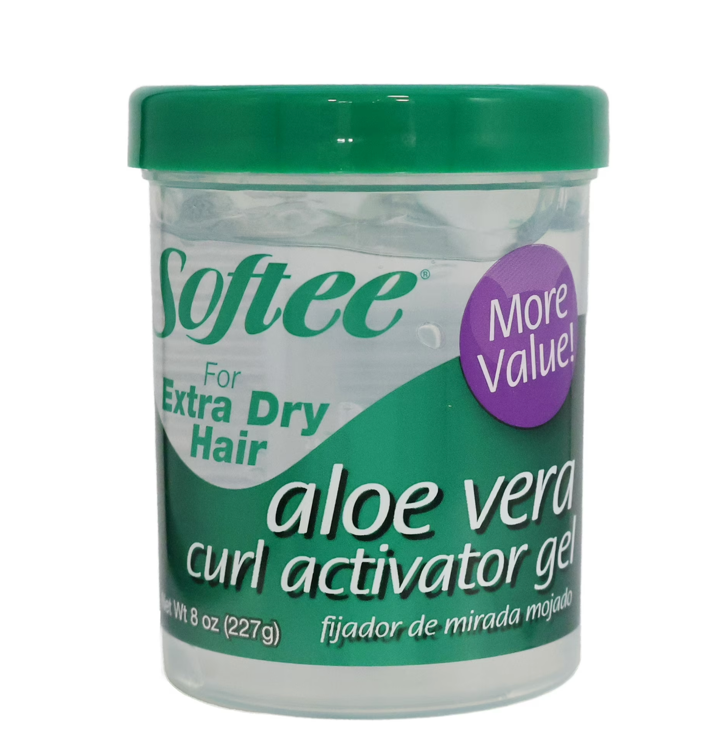 Softee Aloe Vera Curl Activator Gel For Extra Dry Hair, 8 Oz