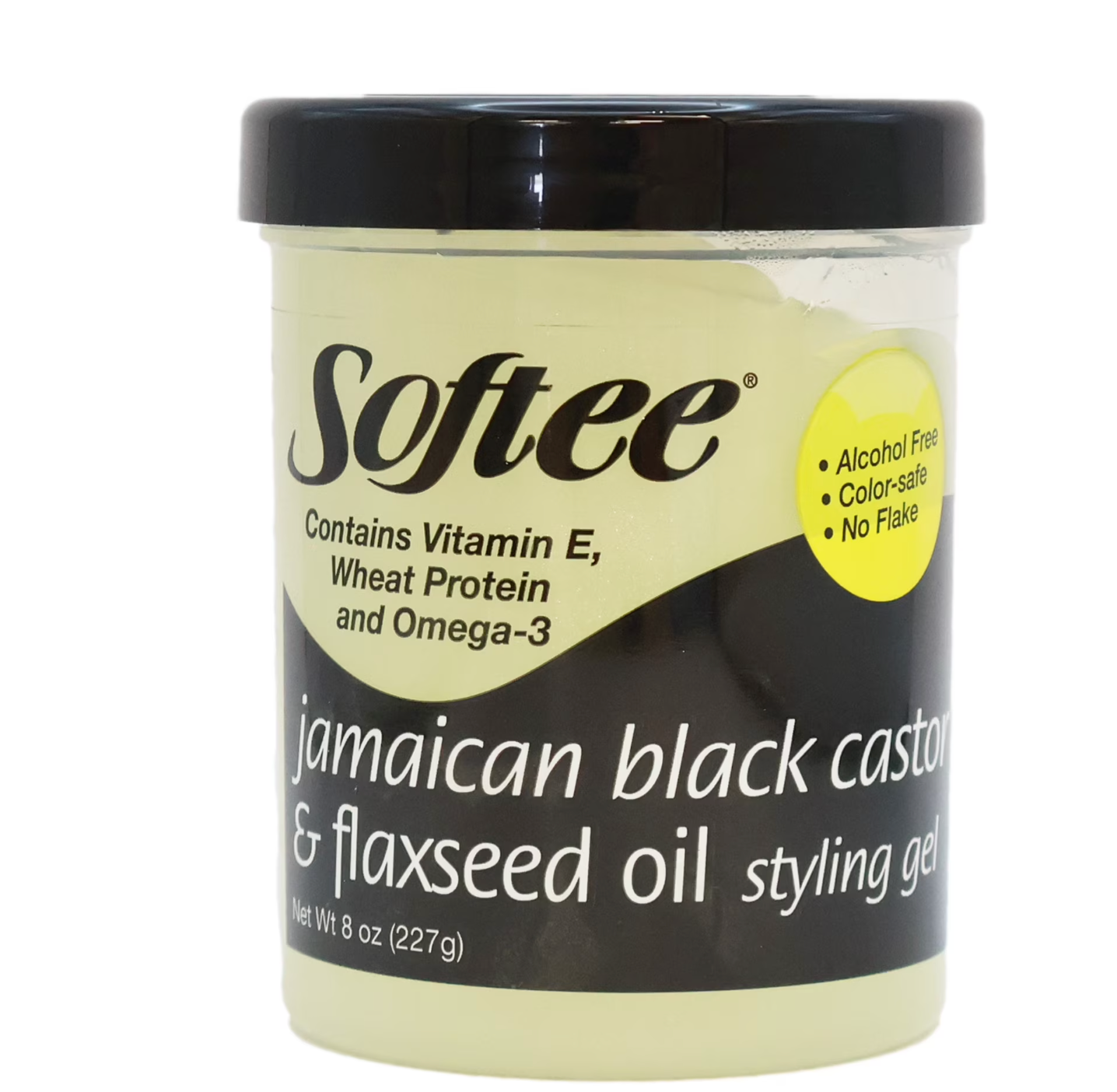 Softee Styling Gel Jamaican Black Castor and Flaxseed Oil, 8 oz