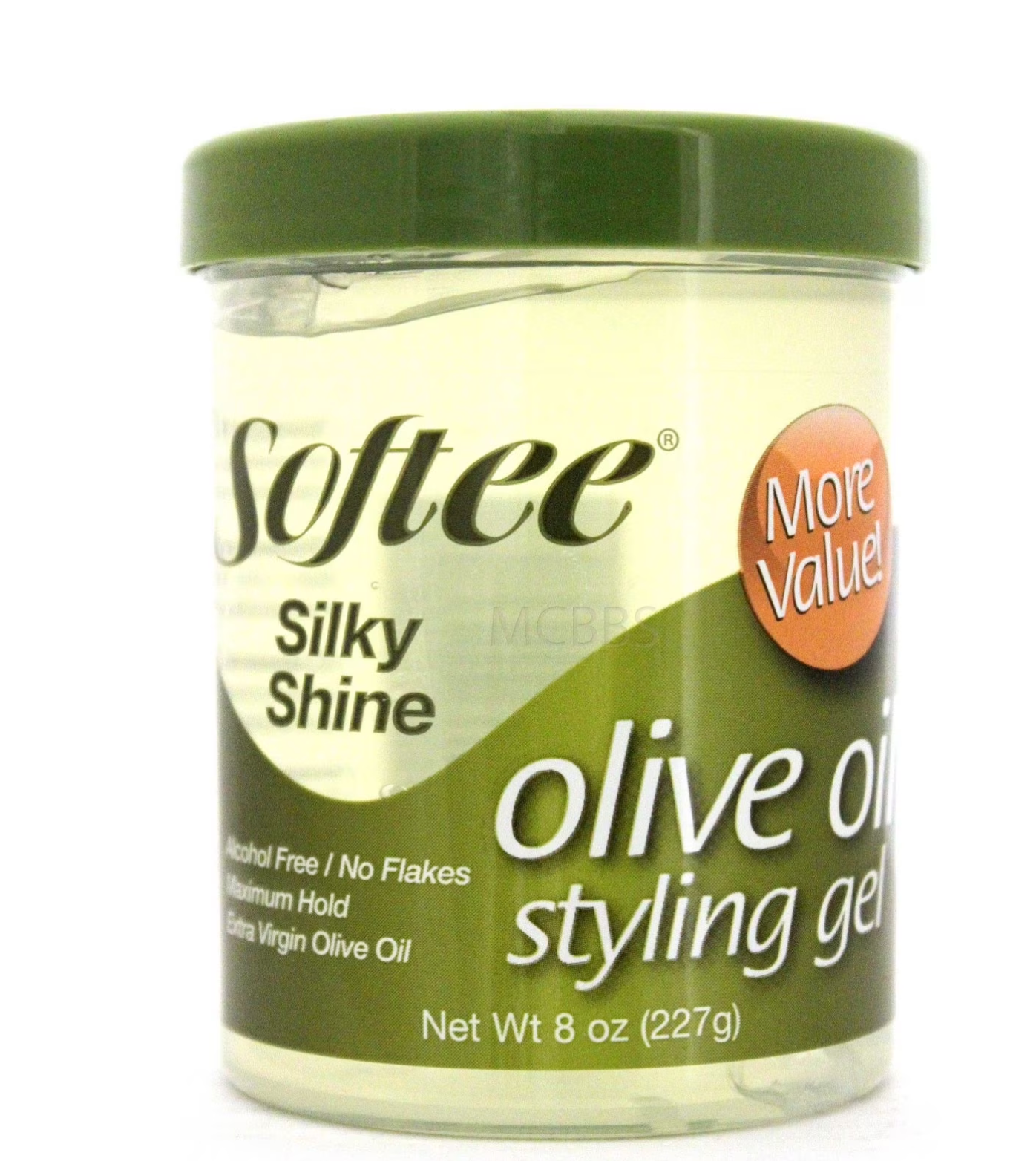 Softee Silky Shine Olive Oil Styling Gel 8, Oz