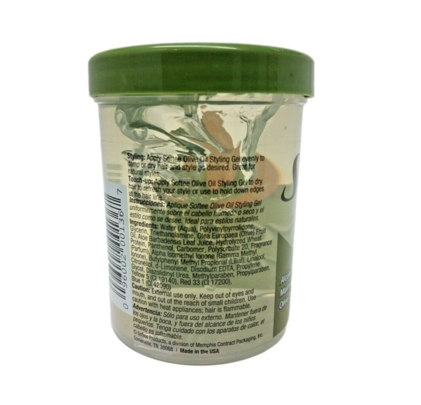 Softee Silky Shine Olive Oil Styling Gel 8, Oz