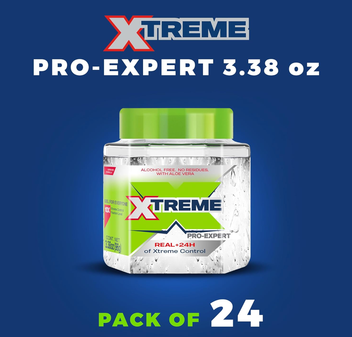 Xtreme Pro-Expert Clear Styling Hair Gel, 3.38oz