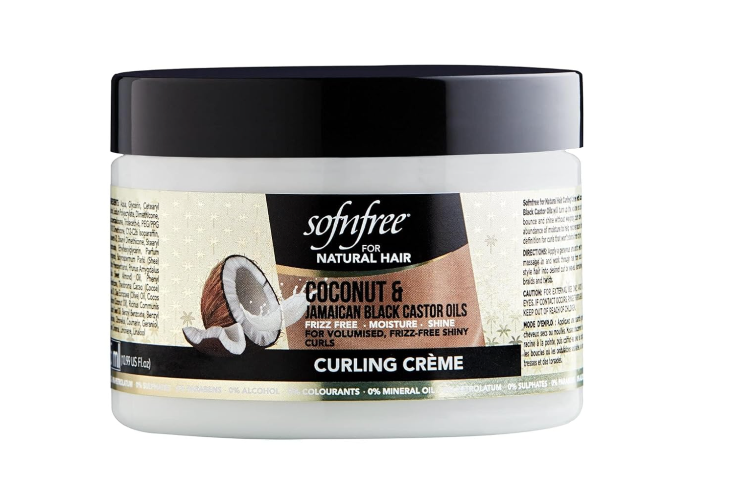 Sofn’free Coconut & Jamaican Black Castor Oil Curling Cream for Natural Hair