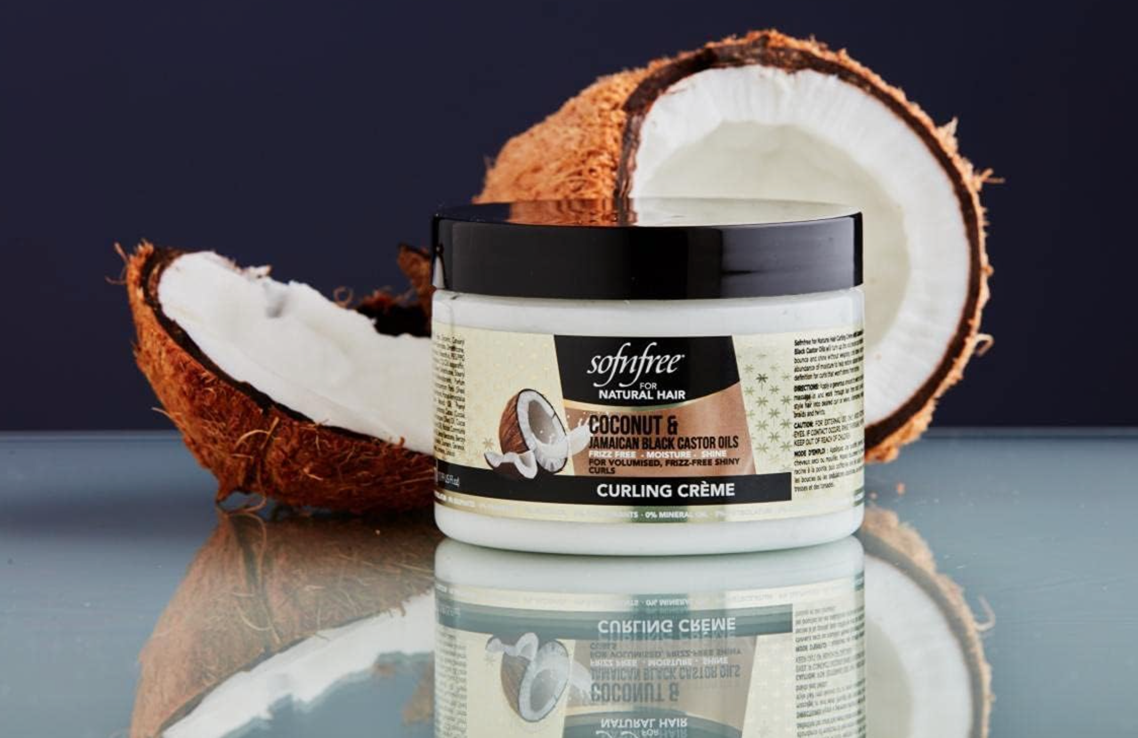 Sofn’free Coconut & Jamaican Black Castor Oil Curling Cream for Natural Hair