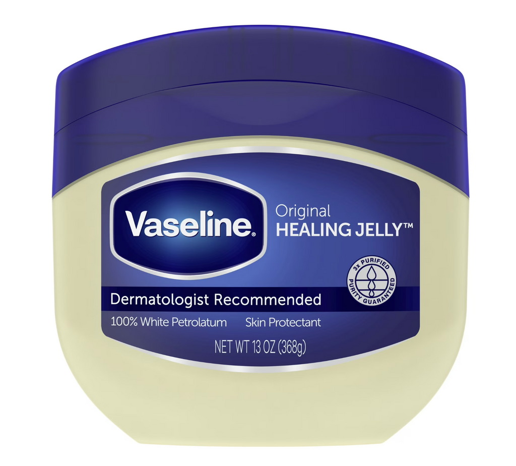 Vaseline Original Healing Petroleum Jelly Slugging Skincare for All Skin, 13 oz