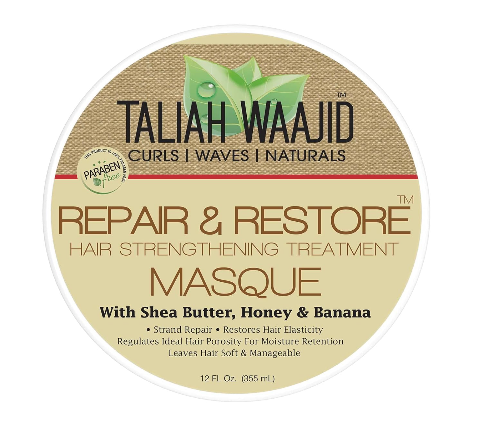 Taliah Waajid Repair and Restore Hair Strengthening Masque 12oz