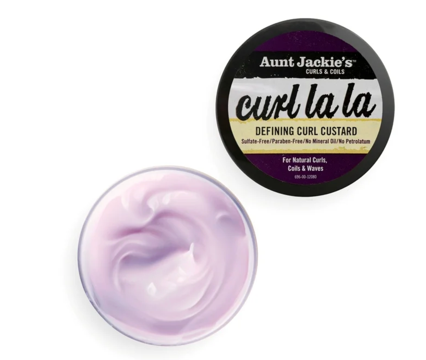 Aunt Jackie's Curl La La Defining Curl Custard Moisturizing Hair Cream, 15 oz