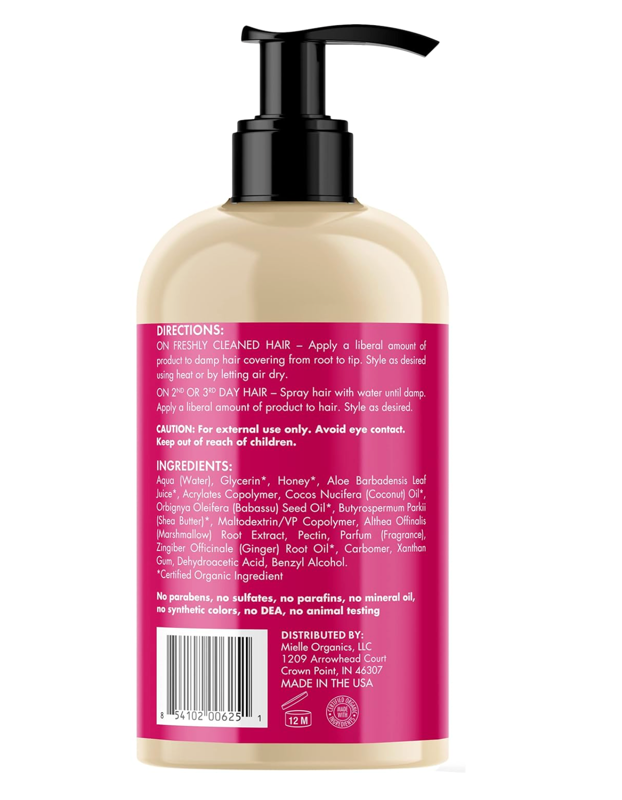 Mielle Organics Honey & Ginger Styling Gel 13oz