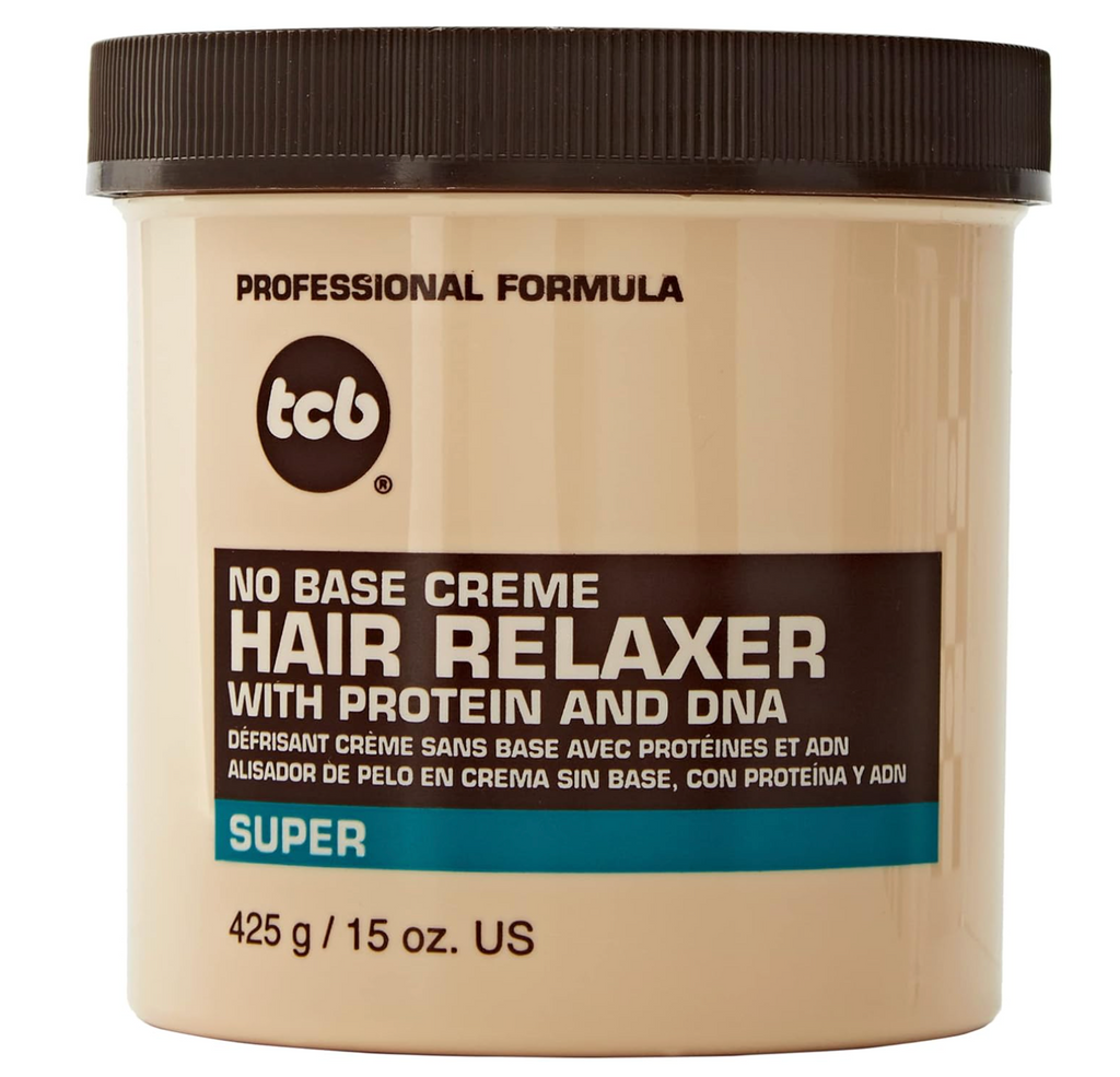 TCB No Base Creme Hair Relaxer with Protein and DNA Super 15.oz
