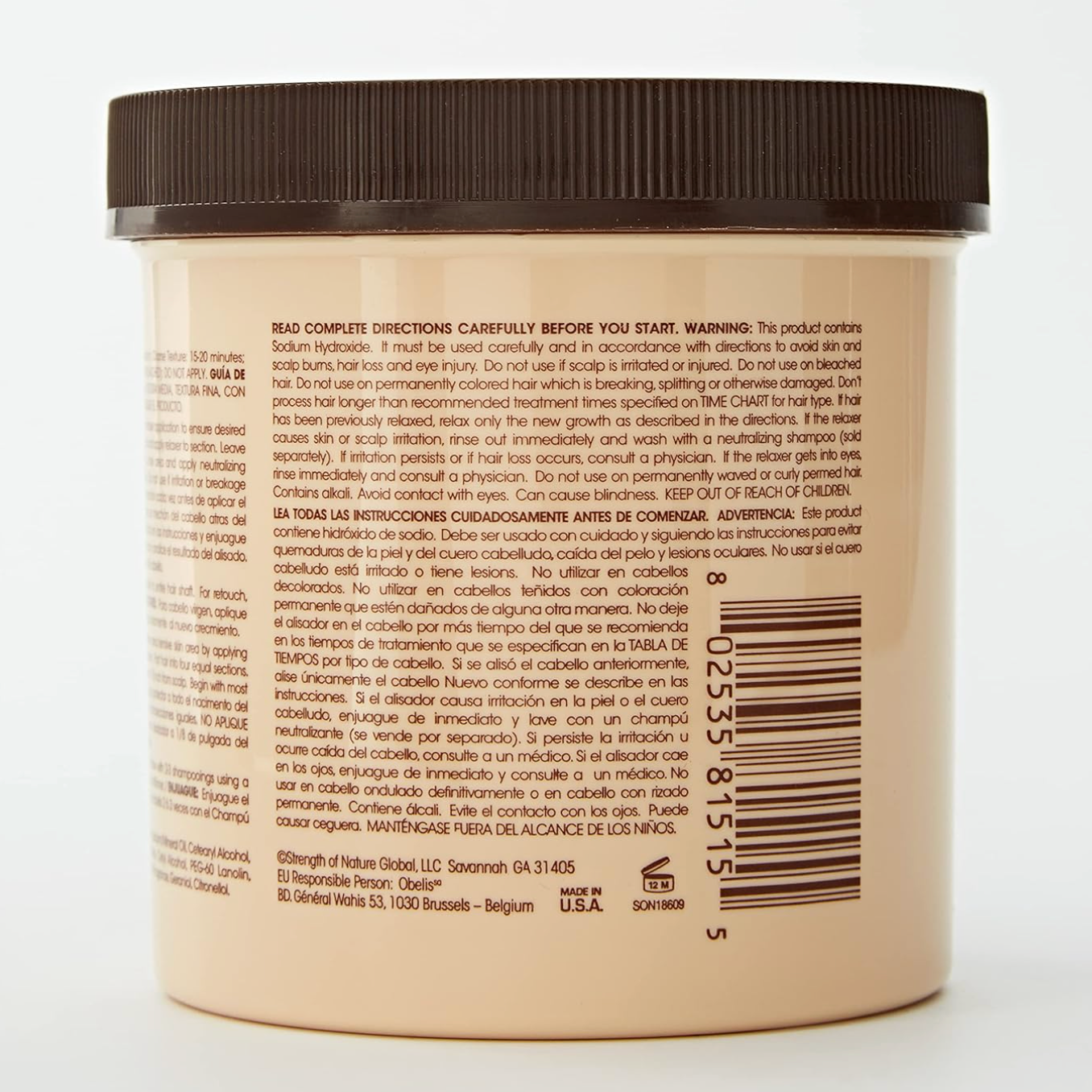 TCB No Base Creme Hair Relaxer with Protein and DNA Super 15.oz