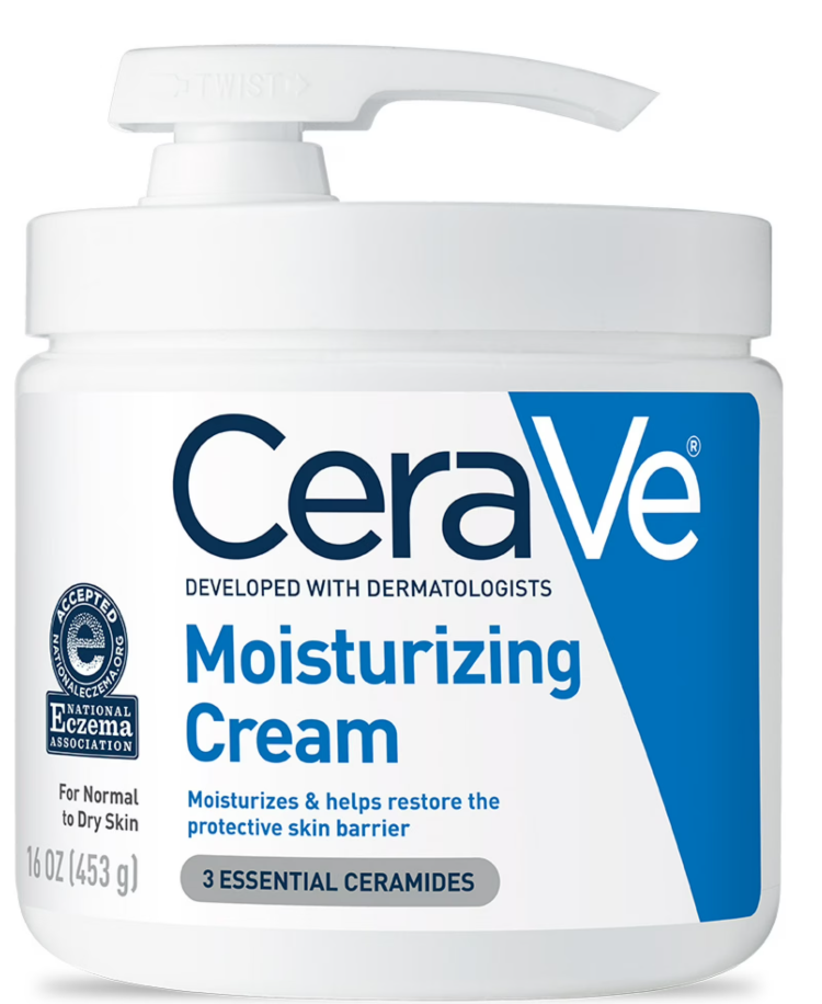 CeraVe Moisturizing Cream with Pump, Face Moisturizer & Body 19 OZ
