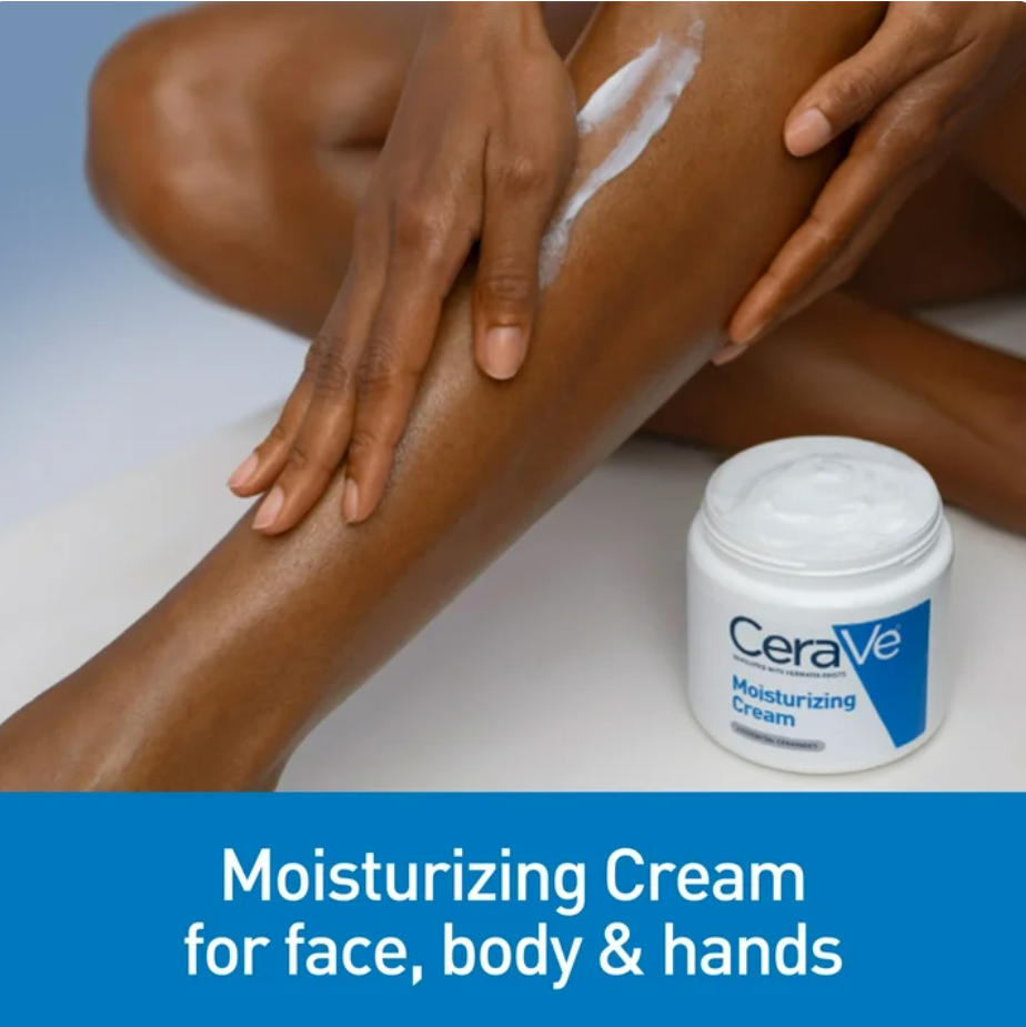 CeraVe Moisturizing Cream with Pump, Face Moisturizer & Body 19 OZ