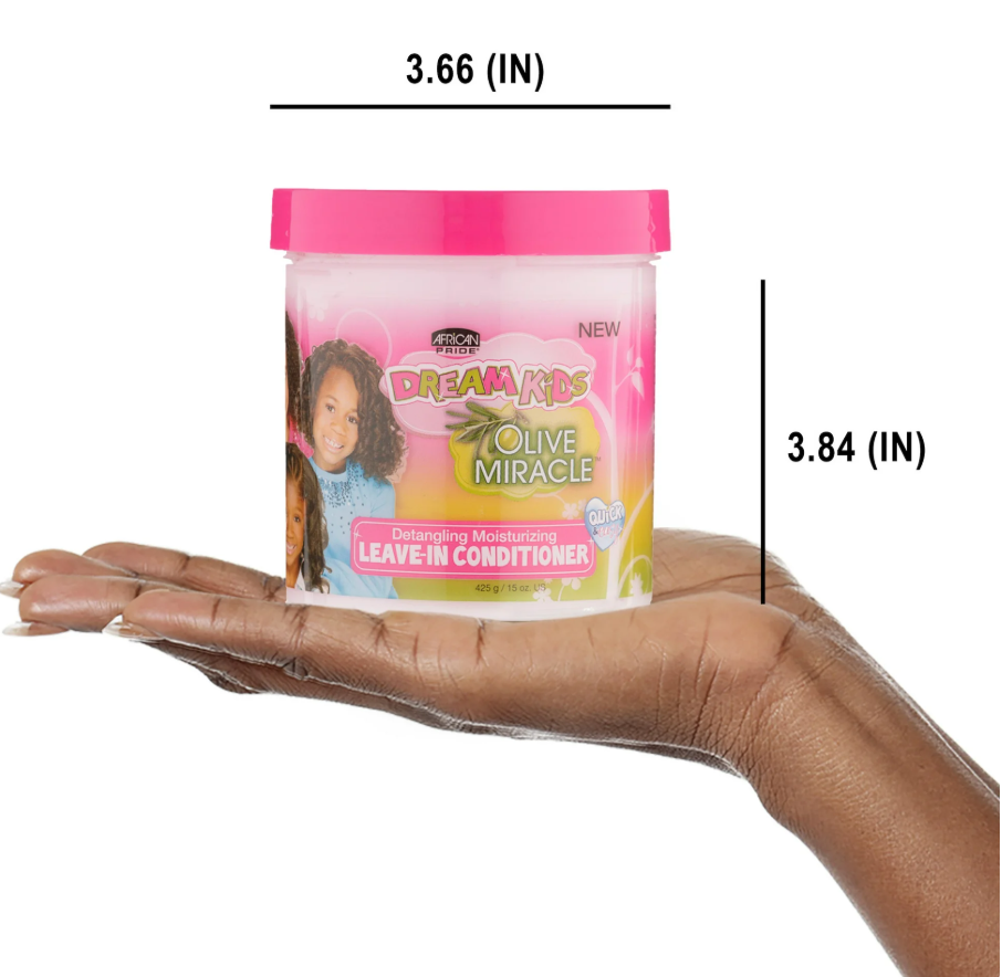 African Pride Dream Kids Olive Miracle Detangling Moisturizing Leave-in Conditioner, 15 oz