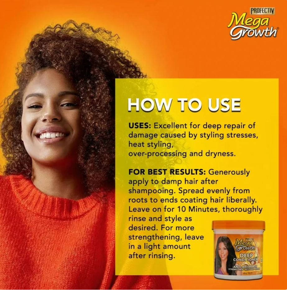 Profectiv Mega Growth Anti breakage Strengthening Deep Conditioner, All Hair, 15 oz, Conditioning