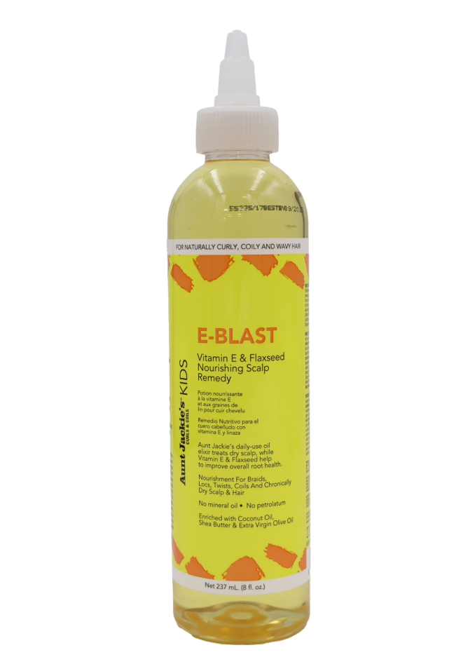 Aunt Jackies Girls E-Blast Vitamin E and Flaxseed Hair Scalp Remedy Oil, 8 Oz