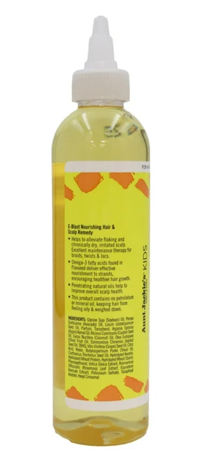 Aunt Jackies Girls E-Blast Vitamin E and Flaxseed Hair Scalp Remedy Oil, 8 Oz