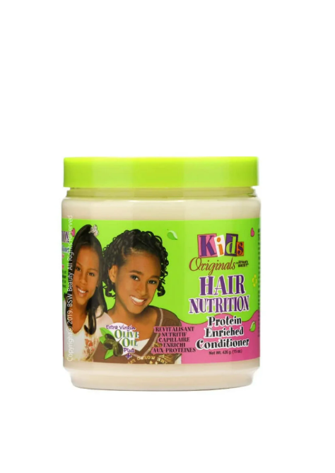 Africas Best Kids Organincs Protein Enriched Hair Conditioner Jar, Hair Nutrition, 15 oz