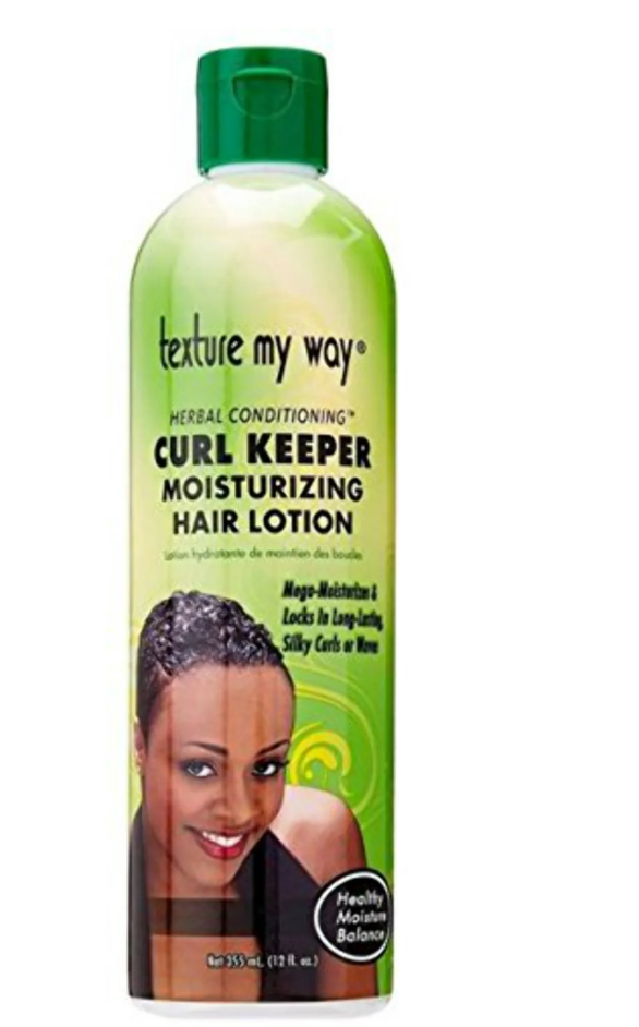 Texture My Way Curl Keeper Moisturizing Hair Lotion 12 Oz