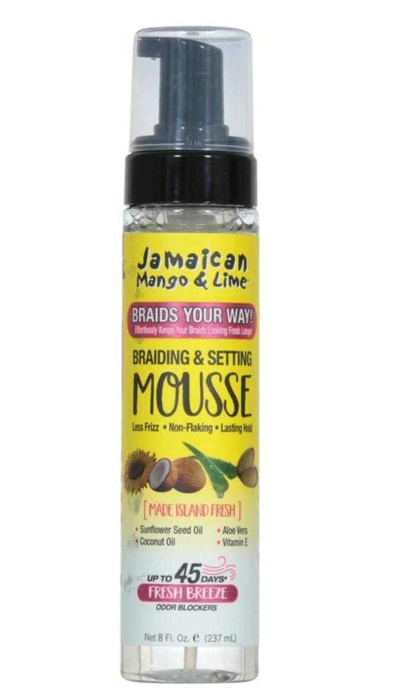 Jamaican Mango Lime - Braid Your Way - Braiding Setting Mousse - 8 oz