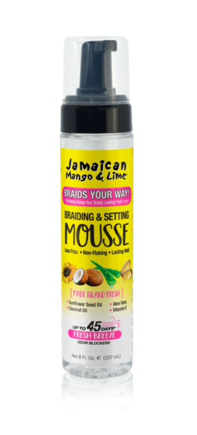 Jamaican Mango Lime - Braid Your Way - Braiding Setting Mousse - 8 oz