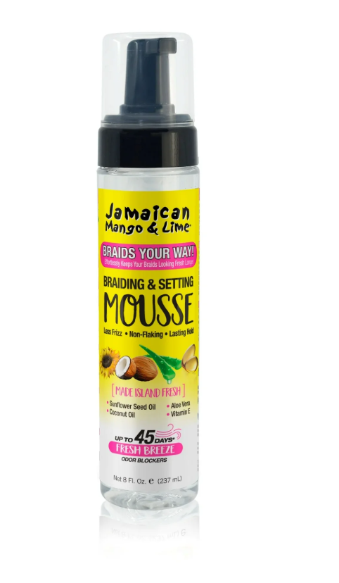 Jamaican Mango Lime - Braid Your Way - Braiding Setting Mousse - 8 oz